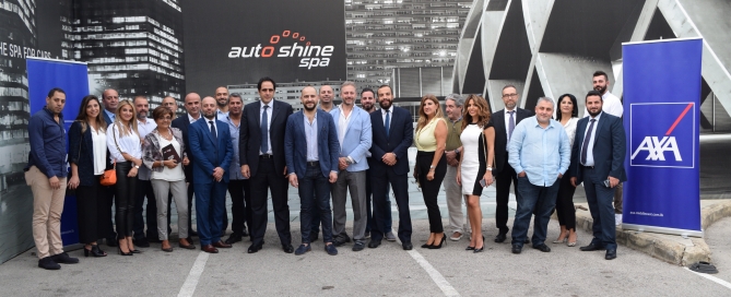 axa middle east auto shine partnership